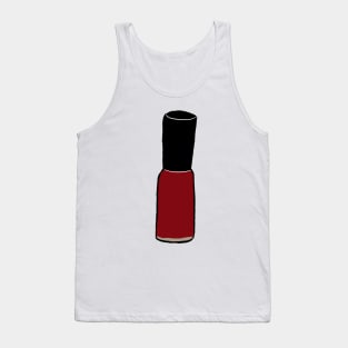 Red Nail Polish Tank Top